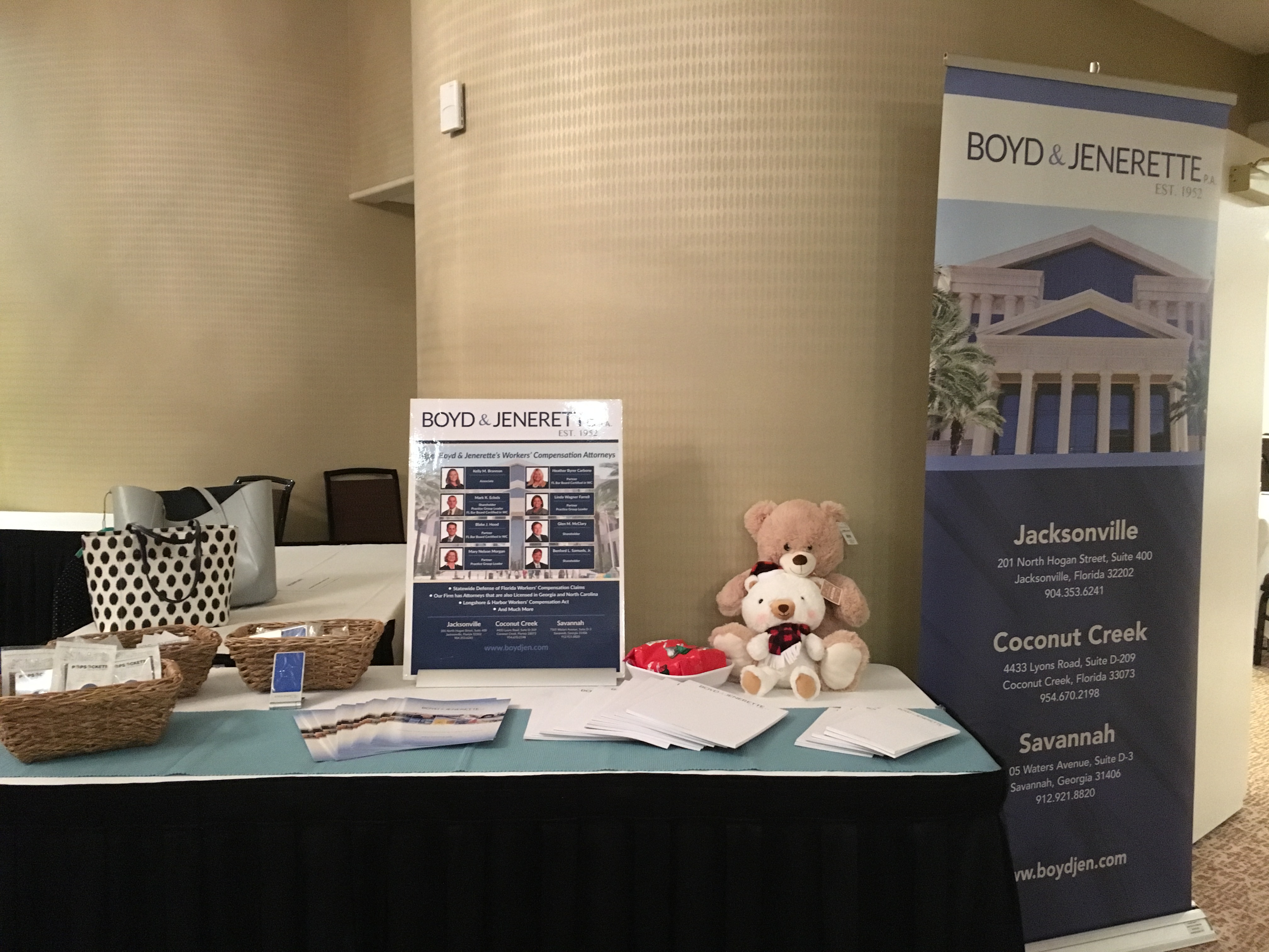 WCCP Holiday Conference - Boyd & Jenerette Table