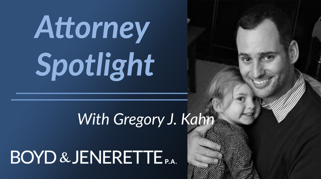 Attorney Spotlight - Gregory J. Kahn