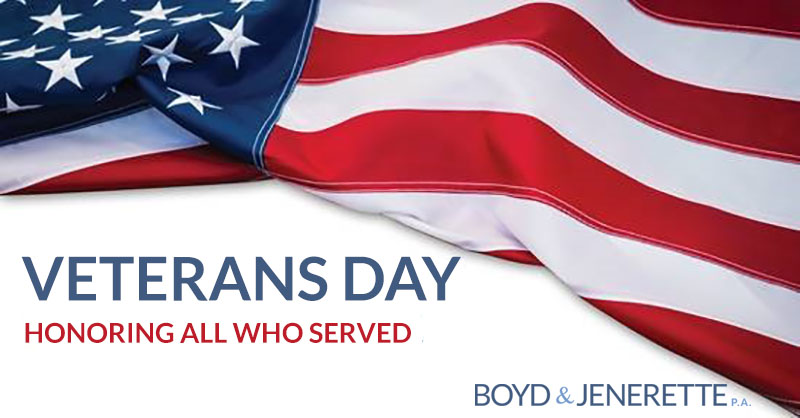 BJ veterans day image