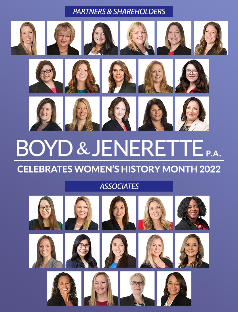 Women's History Month 2022 - Boyd & Jenerette
