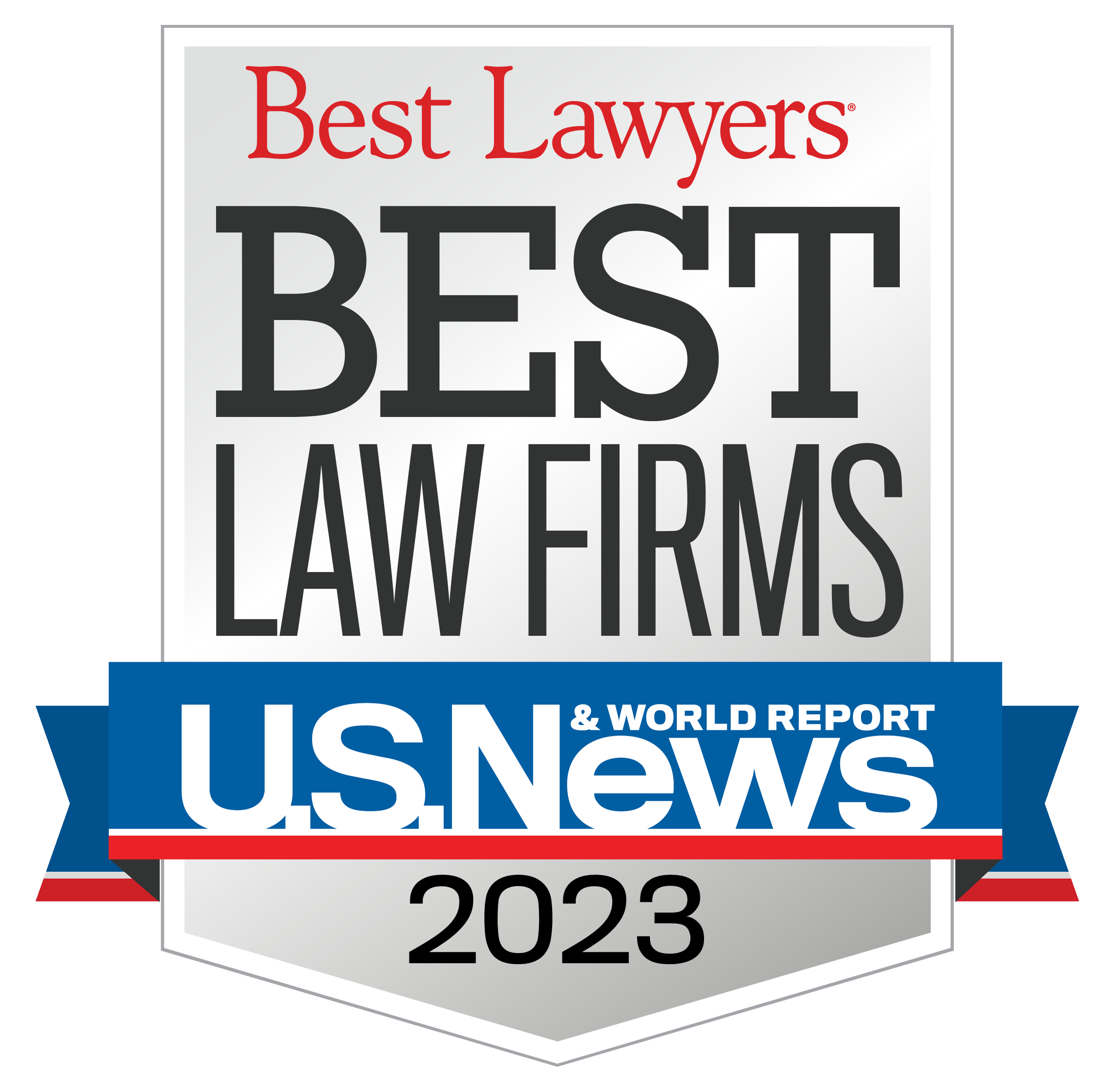 2022 Best Law FIrms Badge Best Lawyers Best Law Firms Badge - 2023