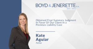 Kate Aguiar - Firm News