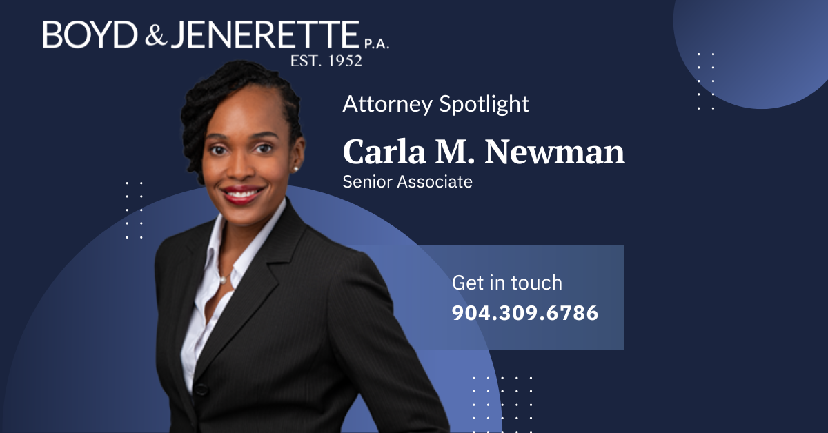 Attorney Spotlight: Carla M. Newman Attorney Spotlight: Carla M. Newman