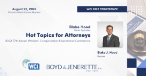 Blake Hood - WCI 2023 Conference