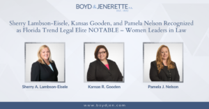 Florida Trend - Legal Elite NOTABLE Women Leaders in Law